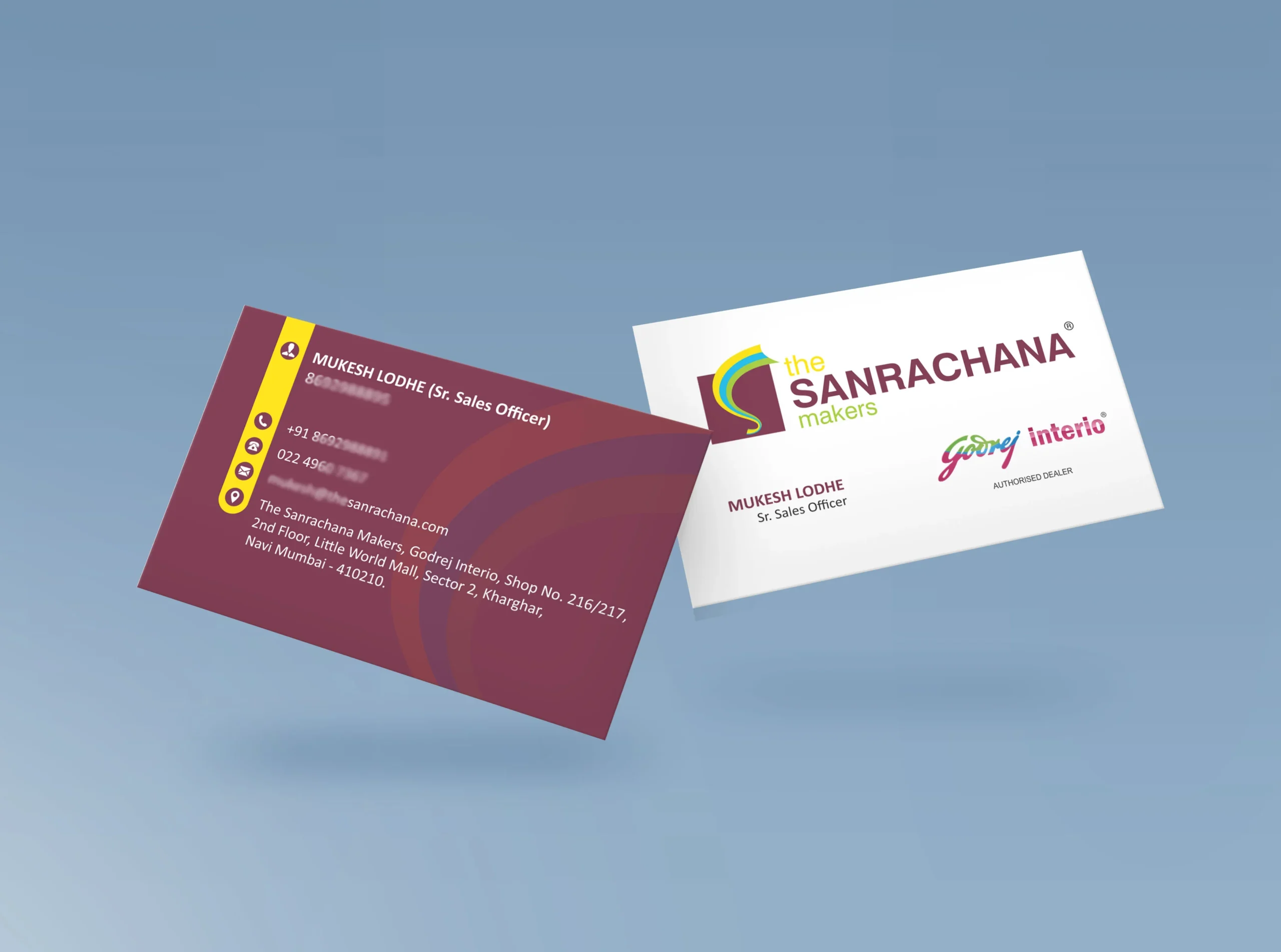 business card portfolio in vadodara